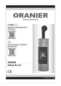 Notice ORANIER ARKONA W+ 2.0 Poêle