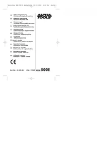 Notice Alpha Tools ABM 500 E Bohrmaschine