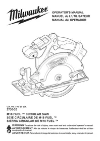 Notice MILWAUKEE M18 FUEL 2730-21 Scie électrique