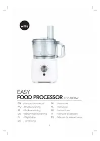 Notice WILFA EASY FP2-1000W Robot ménager