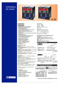 Notice Emko ESM-9945 Four