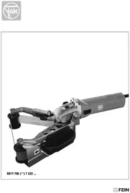 Notice Fein RS17-70E Ponceuse