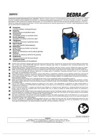 Notice DEDRA DEP070 Chargeur de batterie