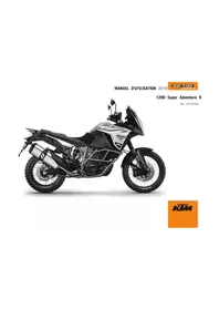 Notice KTM 1290 SUPER ADVENTURE (2018) Moto
