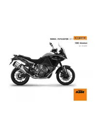 Notice KTM 1090 ADVENTURE (2016) Moto