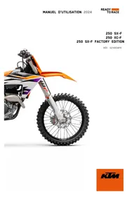 Notice KTM 250 SX-F FACTORY EDITION (2024) Moto
