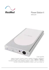 Notice ResMed POWER STATION II Batterie