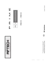 Notice Rockford Fosgate PRIME R1S4-12 Caisson de basses
