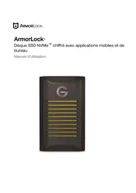 Notice SANDISK G-DRIVE ARMORLOCK Disque dur