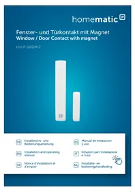 Notice Homematic IP HMIP-SWDM-2 Capteur de porte / fenêtre