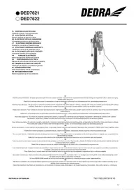 Notice DEDRA DED7621 Perceuse