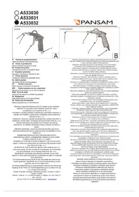 Notice Pansam A533032 La solution de nettoyage