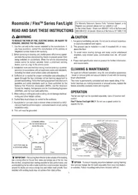 Notice BROAN AE50110DCL Ventilateur