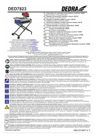 Notice DEDRA DED7823 Scie