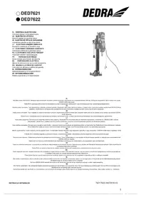 Notice DEDRA DED7622 Perceuse