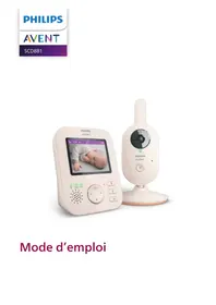 Notice PHILIPS AVENT SCD881 Moniteurs pour bébé
