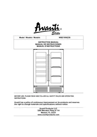 Notice Avanti WBE1956Z3S Cave à vin