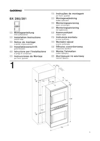 Notice GAGGENAU BX281111 Four