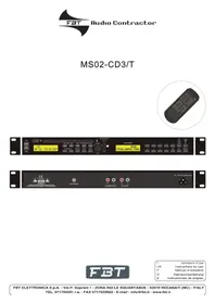 Notice FBT MS02 CD3/T Système hifi