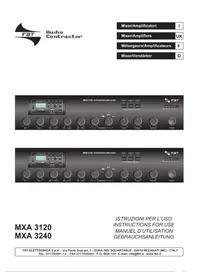 Notice FBT MXA 3120 Recepteur