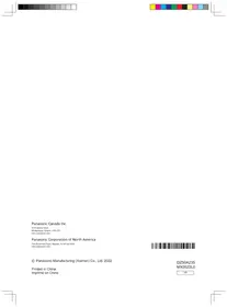 Notice PANASONIC SD-R2550 Machine à pain