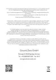 Notice Ground Zero GZCF 200COAX Haut-parleur