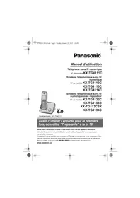 Notice PANASONIC KX-TG4112 Téléphone de bureau