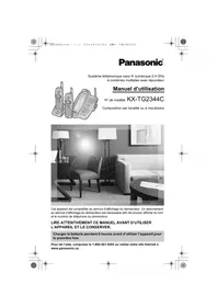 Notice PANASONIC KX-TG2344 Téléphone de bureau