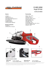 Notice Ergotools Pattfield E-WS 2200 Broyeur