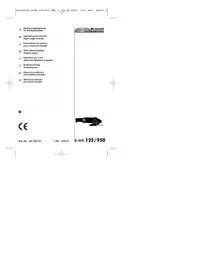 Notice Ergotools Pattfield E-WS 125/950 Broyeur