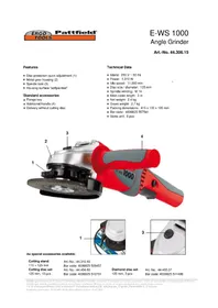 Notice Ergotools Pattfield E-WS 1000 Broyeur