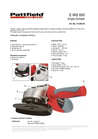 Notice Ergotools Pattfield E-WS 600 Broyeur