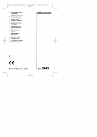 Notice Ergotools Pattfield E-LS 2445 Souffleur