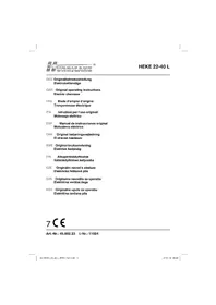Notice Hurricane HEKE 22-40 L Scie