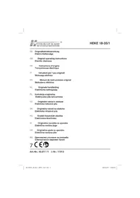 Notice Hurricane HEKE 18-35/1 Scie