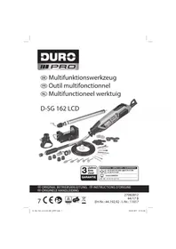 Notice DURO D-SG 162 LCD Broyeur