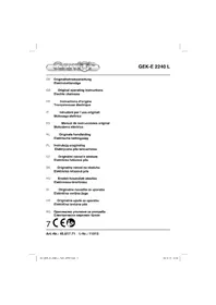 Notice Gardol GEK-E 2240 L Scie