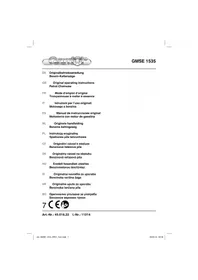 Notice Gardol GMSE 1535 Scie