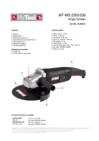 Notice MyTool MT-WS 2350/230 Broyeur