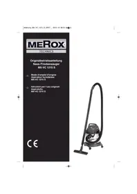 Notice Merox MX-VC 1215 S Aspirateur