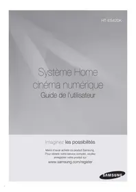 Notice SAMSUNG HT-ES420K Système home cinéma