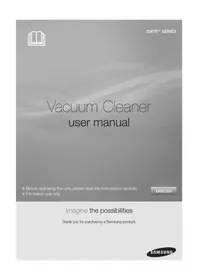 Notice SAMSUNG SW7555 Aspirateur