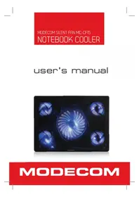 Notice ModeCom MC-CF15 Système de refroidissement pour ordinateur portable