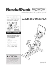 Notice NordicTrack S22I Formateur de vélo d'intérieur