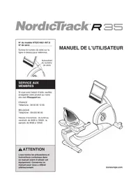 Notice NordicTrack R35 Vélo