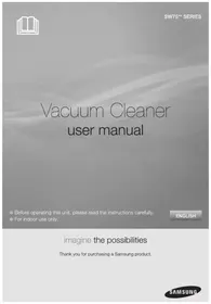 Notice SAMSUNG SW7535 Aspirateur