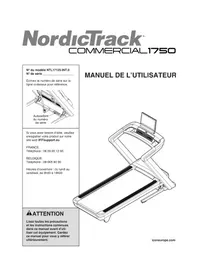 Notice NordicTrack COMMERCIAL 1750 Tapis de course