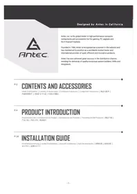 Notice ANTEC C8 Unite Centrale