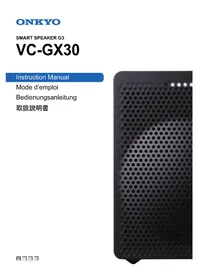 Notice ONKYO VC-GX30B Non catégorisé