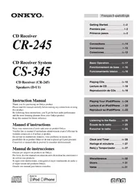 Notice ONKYO CS-345 Non catégorisé